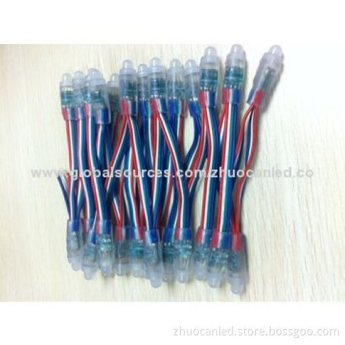 WS2801 RGB LED pixel, string lights 50pcs per strand DC5V 0.3WNew